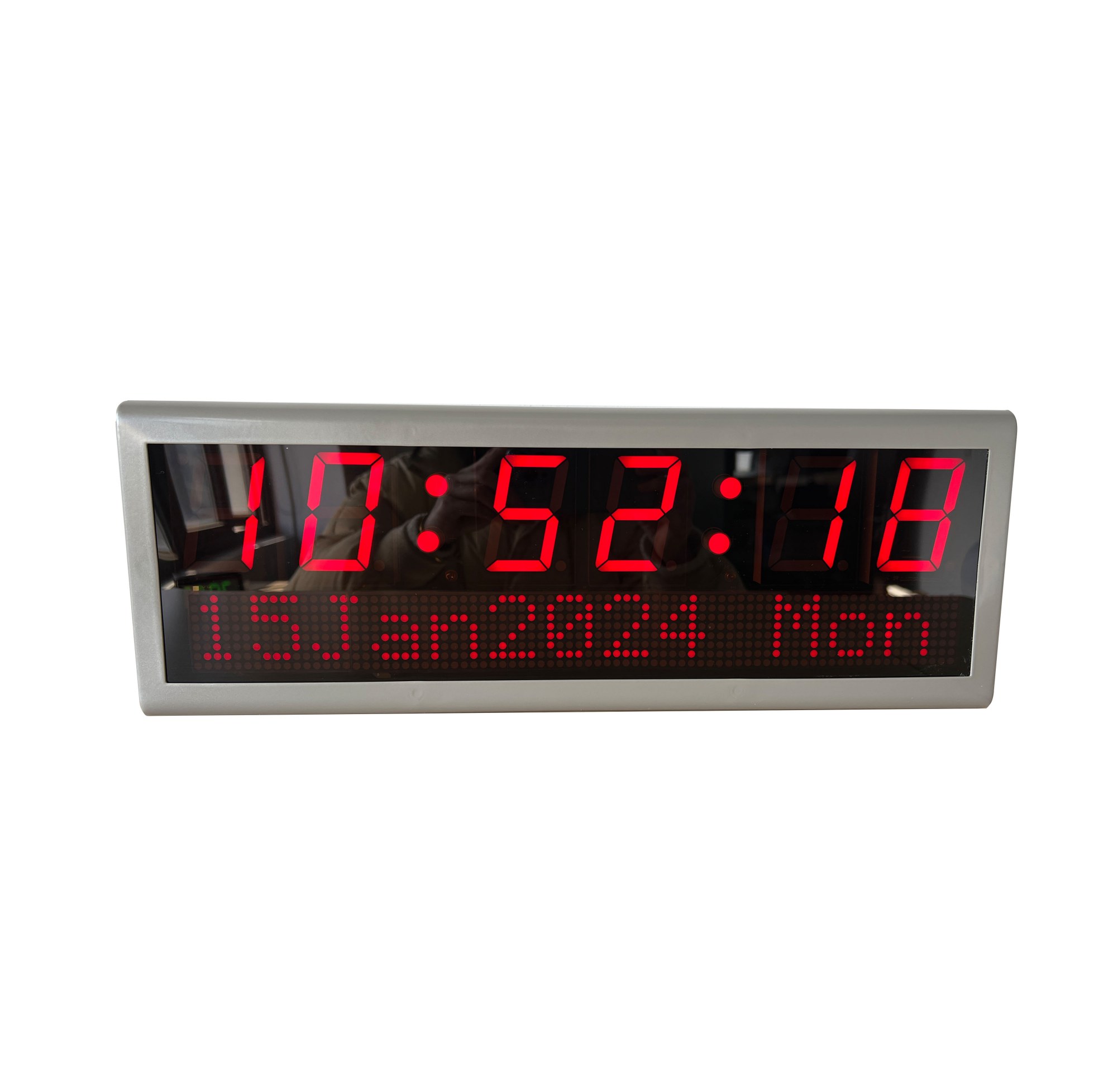 PoE digital clock