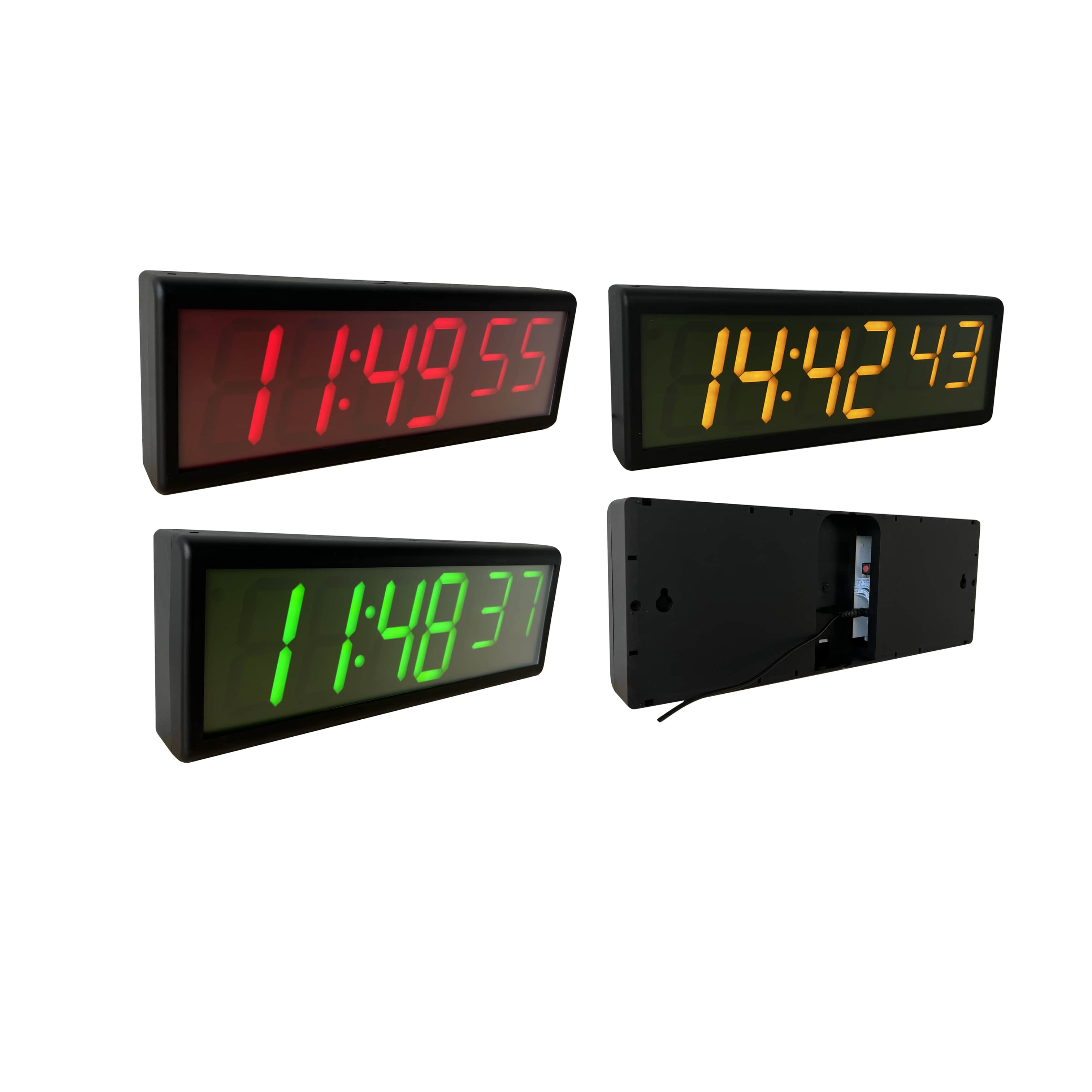6 Digit WiFi Clock With Seconds Display