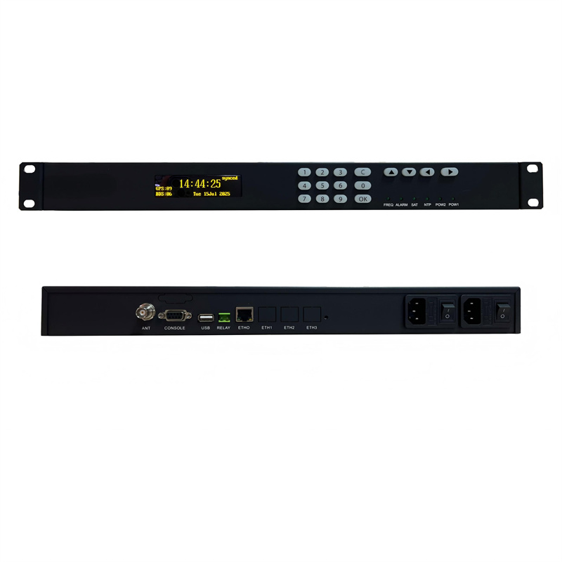 고정밀 GPS BeiDou 네트워크 시간 프로토콜(NTP) 서버 (LAN 포트 1개 포함)