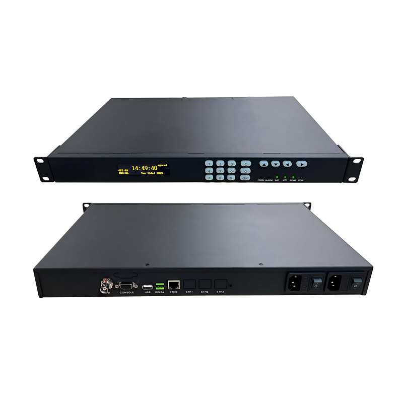 고정밀 GPS BeiDou 네트워크 시간 프로토콜(NTP) 서버 (LAN 포트 1개 포함)